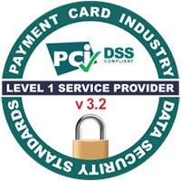 PCI DSS Compliant Level 1 Service Provider Seal